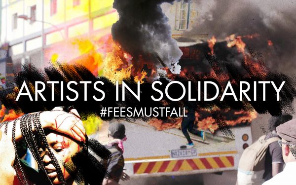 Artists in solidarity with Fees Must Fall