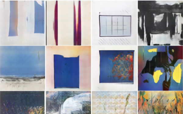 The replacement of human artists by machine generated algorithms