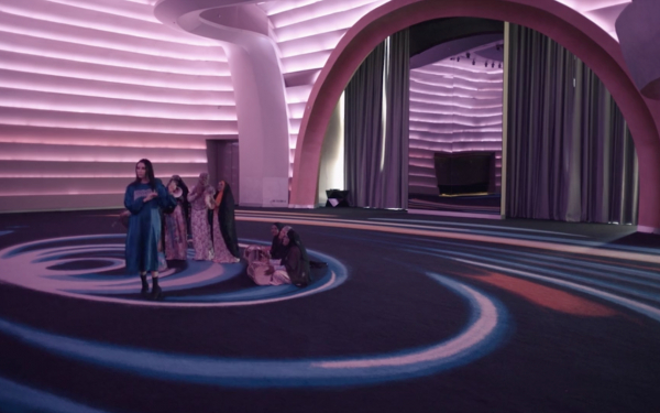 ‘Embroidery For A Long Song’ // merging the traditional and the modern in a neon-inspired meditation on female energy