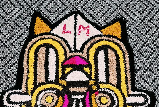 Bombisa: pairing street and homeware, with sneaker inspired rugs