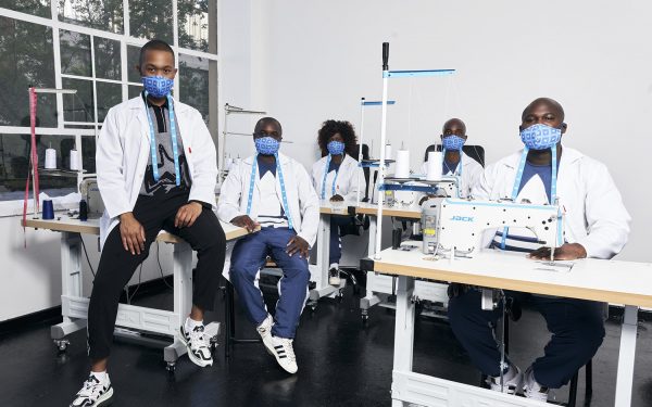 Stay safe with Thebe Magugu x Adidas Originals face mask