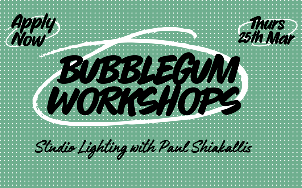 Bubblegum Workshops | studio lighting with Paul Shiakallis