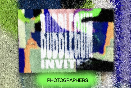 Bubblegum Invites | an opportunity for image-makers to use our studio