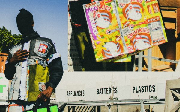 Neon drippings with upcycling designer and musician Hlumelo Kakaza