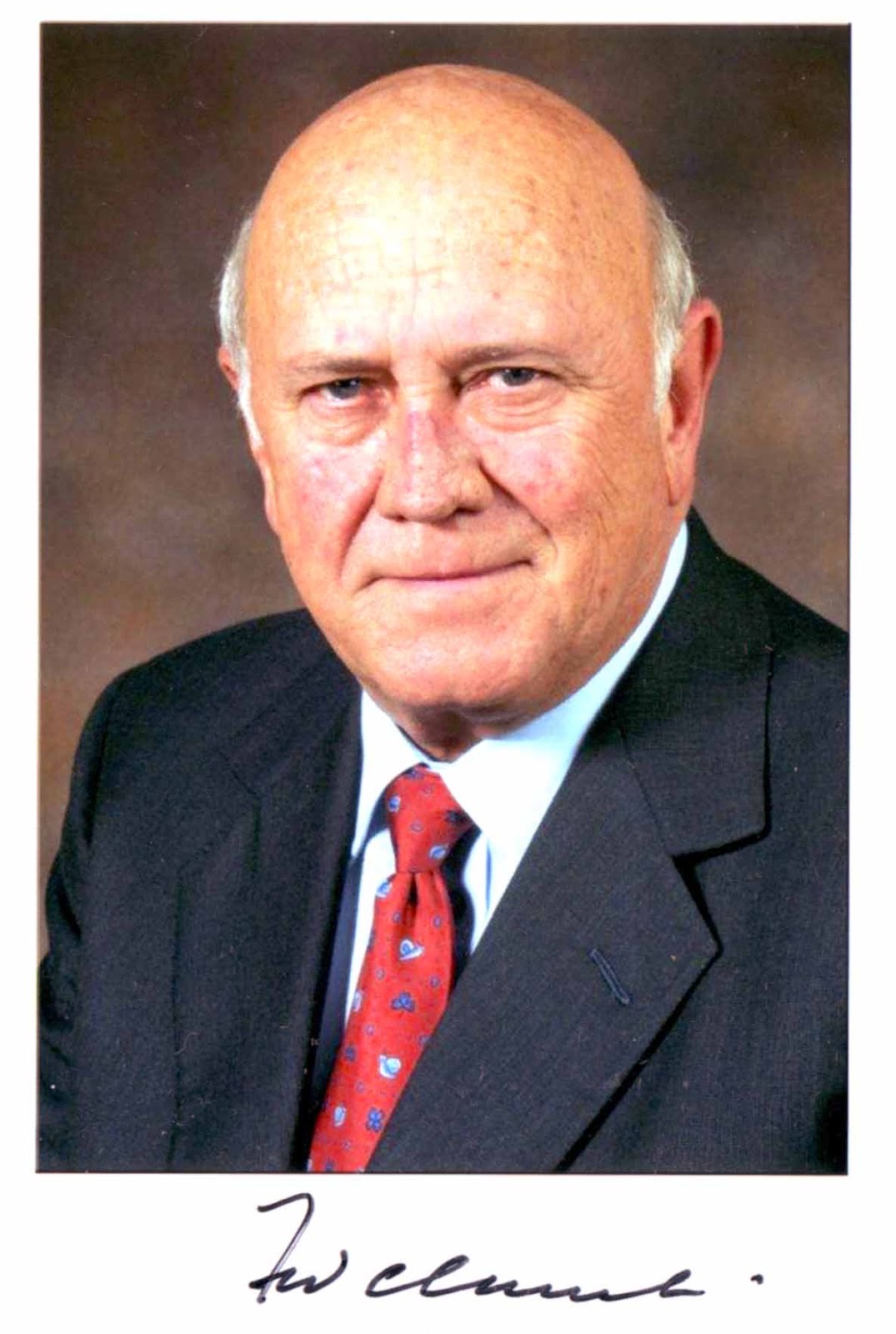 de Klerk last message