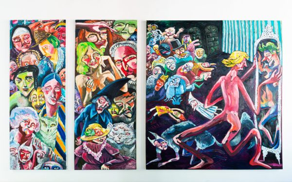 Dominique Cheminais’ figures seduce, assault, delight and confuse