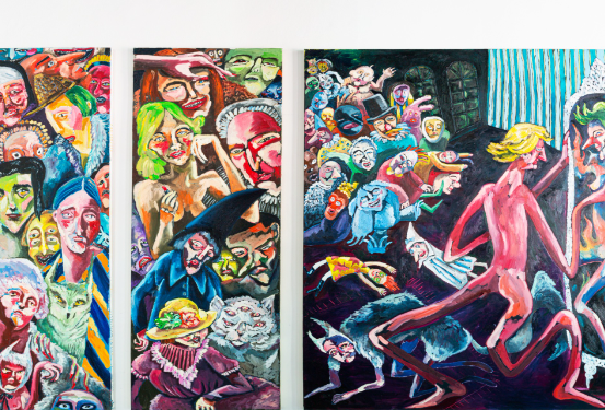 Dominique Cheminais’ figures seduce, assault, delight and confuse