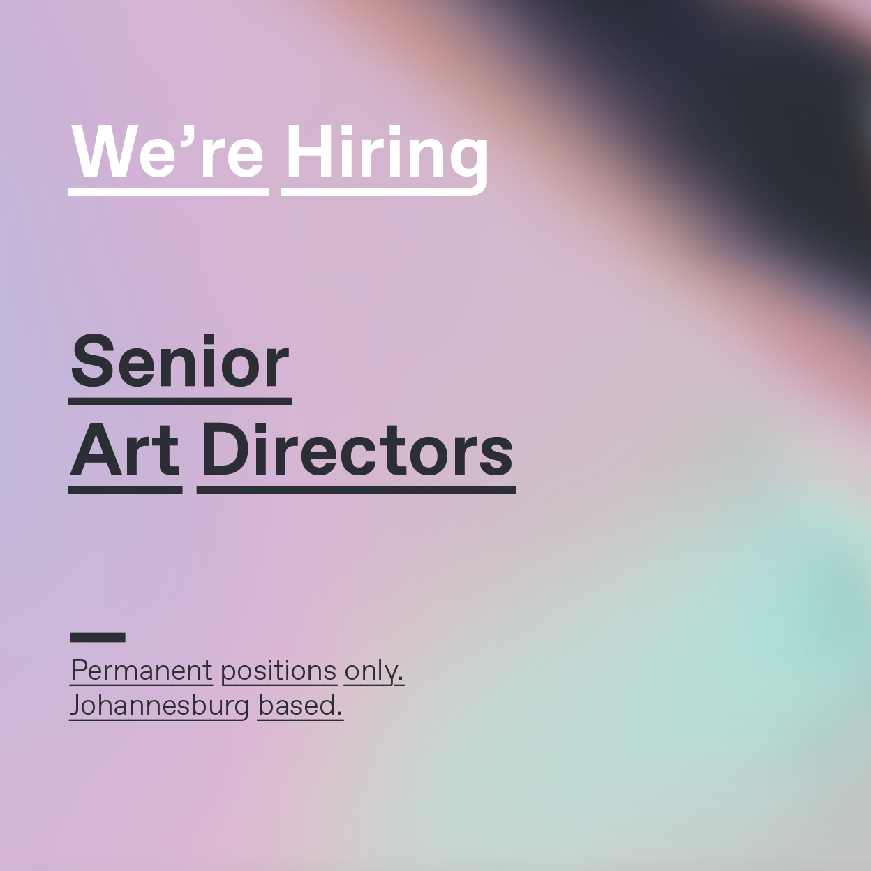 Senior Art Director